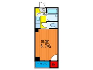 ヴェルドミ－ルの物件間取画像